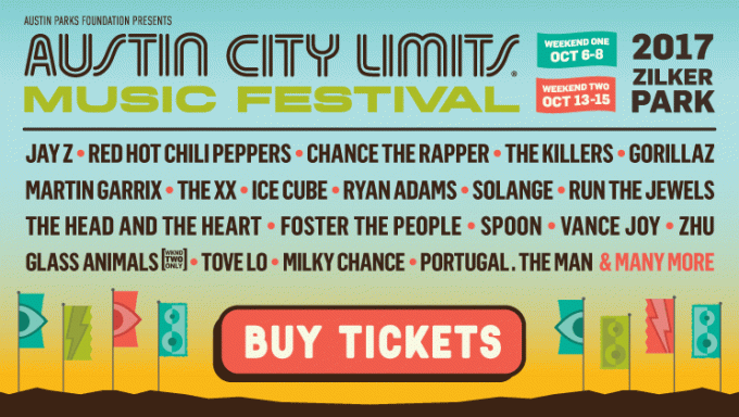 Austin City Limits Festival Weekend One - Saturday Tickets | 5th ...